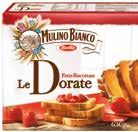 600 26% FETTE BISCOTTATE MULINO BIANCO dorate, 72 fette, 630 g 2,29