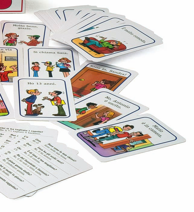 SUPER BIS A2 Il gioco può essere svolto sia in classe che a casa. Si mescolano le carte e si distribuiscono ai giocatori.