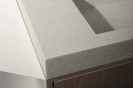 Finishes washbasins in solid