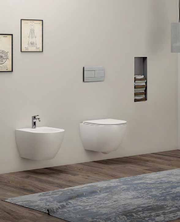 wall-hung wc with COM 500/SOSP
