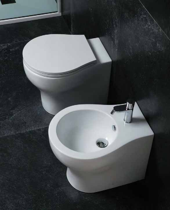 vaso VERA a terra VER 148/P con bidet VERA a terra VER 548 VER 148/P wc with