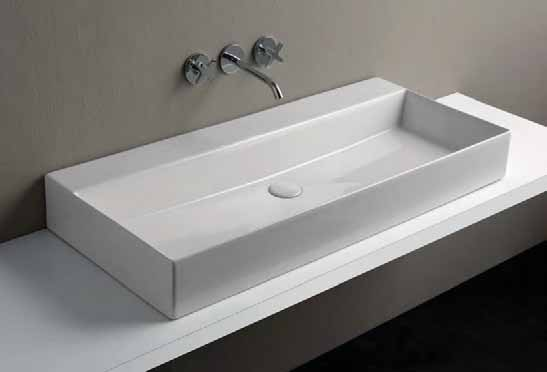 01. lavabo sospeso monoforo SQUARED cm