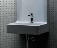 NOOK wall-hung washbasin with