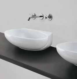 wall-hung one-hole washbasin with CL PU/6575 towel-holder 03.