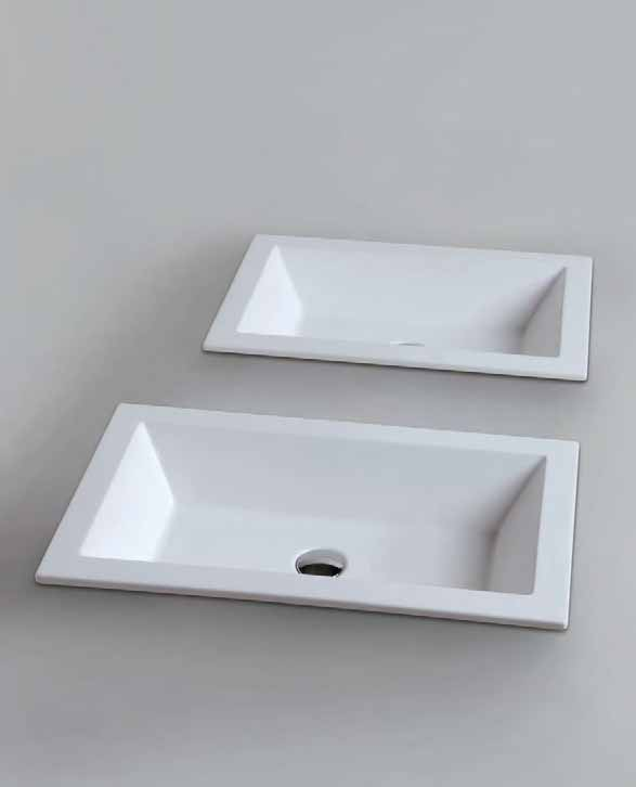 01. 02. 01.lavabo incasso cm 60x40 THI 60/IN.