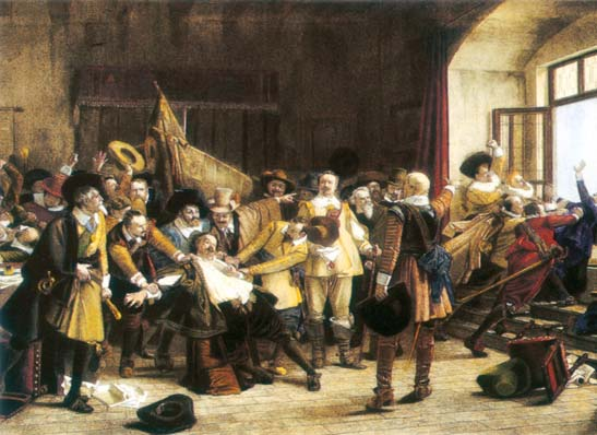 1.2 L inizio del conflitto Mattia regnò fino al 1619, quando venne sostituito da FerdinandoII(1619-1637).