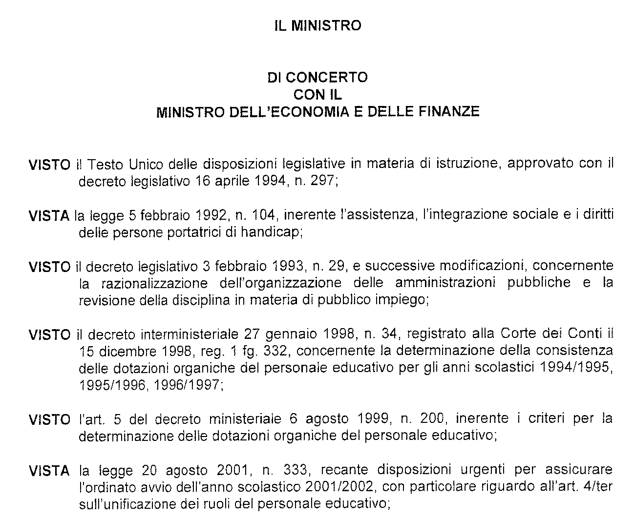 Decreto Interministeriale 10 aprile 2008, n.