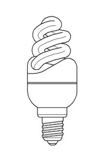 lampade fluorescenti elettroniche 000 h PST2 - mini spirale Watt Volt Lumen K Curva Attacco Dimensioni 7 2-240 450 31 87 1700 9, 9 2-240 500 31 97 1701 9, 11 2-240 690 31 1 1702 9,90 7 2-240 450 31