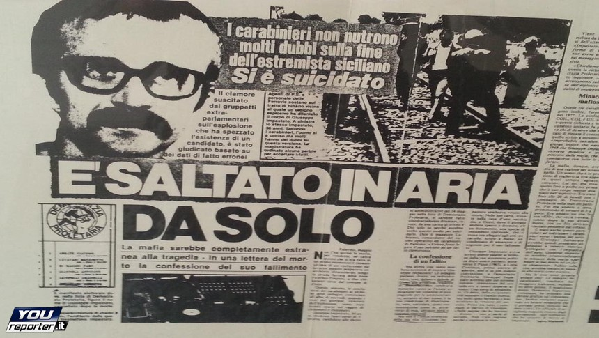 Mercoledì 25 maggio 2016 Peppino Impastato La figura di Giuseppe Impastato (Cinisi, 5 gennaio 1948-9 maggio 1978) sarà al centro del nuovo appuntamento de I giorni della civetta facente parte di un