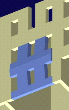Flessione verticale di parete Il meccanismo si manifesta con formazione di una cerniera cilindrica orizzontale che divide la parete in due blocchi ed è descritto dalla rotazione reciproca degli