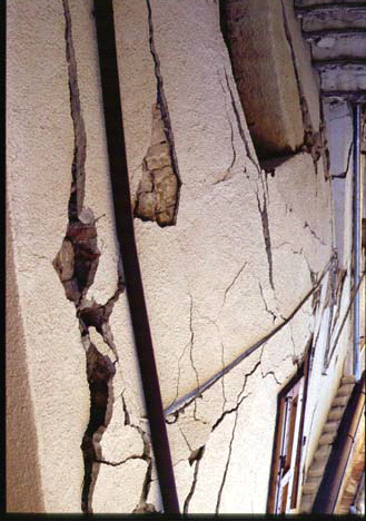 Flessione verticale di parete Sintomi