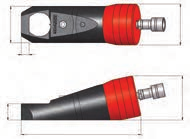 NS - TGLII IRULII apacità da 17 a 75 Pressione di lavoro 700 bar ompatto e facile da usare NS4 La nuova ed innovativa gaa di tagliadadi idraulici NS Hi-orce offre una scelta tra 5 modelli adatti per