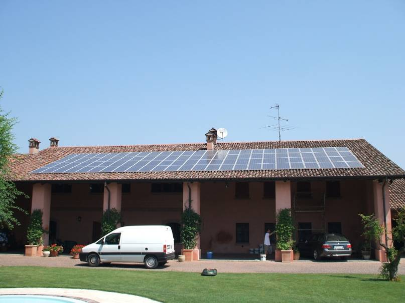 Figura 7 Esempio di installazione idonea alla classificazione dell impianto fotovoltaico nella