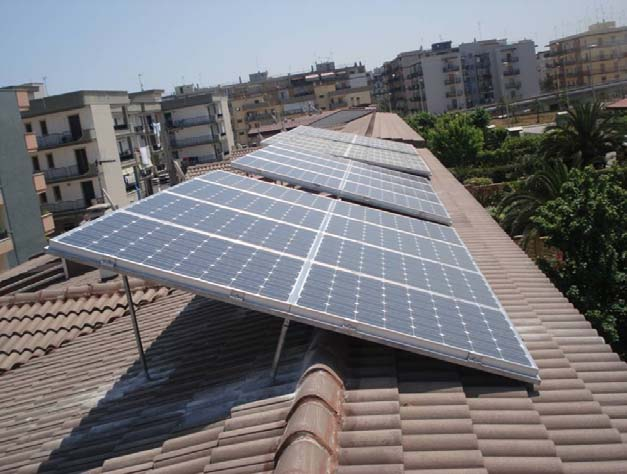 Figura 10 - Esempio di installazione non idonea alla classificazione dell impianto fotovoltaico