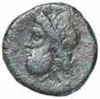 153 Emilitra - Testa di Aretusa a s.; dietro, ramo di lauro - R/ Delfino a d., sotto un conchiglia - Mont. 5098; S.
