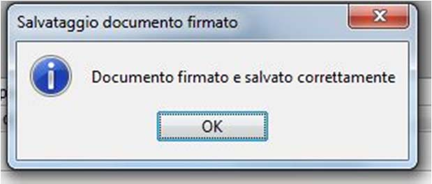 programma utilizzerà la cartella di provenienza del file firmato, altrimenti