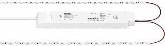 Strip - 24V potenza W/metro colore codice prezzo W/metro ølm/m LED 6W bianco 40 mm S+L 22485413-00 195,00 3000K - >90-120 22485414-00 195,00 6W 0K - >90-120 22485416-00 195,00 6500K - >90-120 600