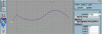 Detach Curves spezza un curva in due in base al punto selezionato. Cut curves, taglia due curve che si intersecano in un punto, generando quattro segmenti a partire dall'intersezione.