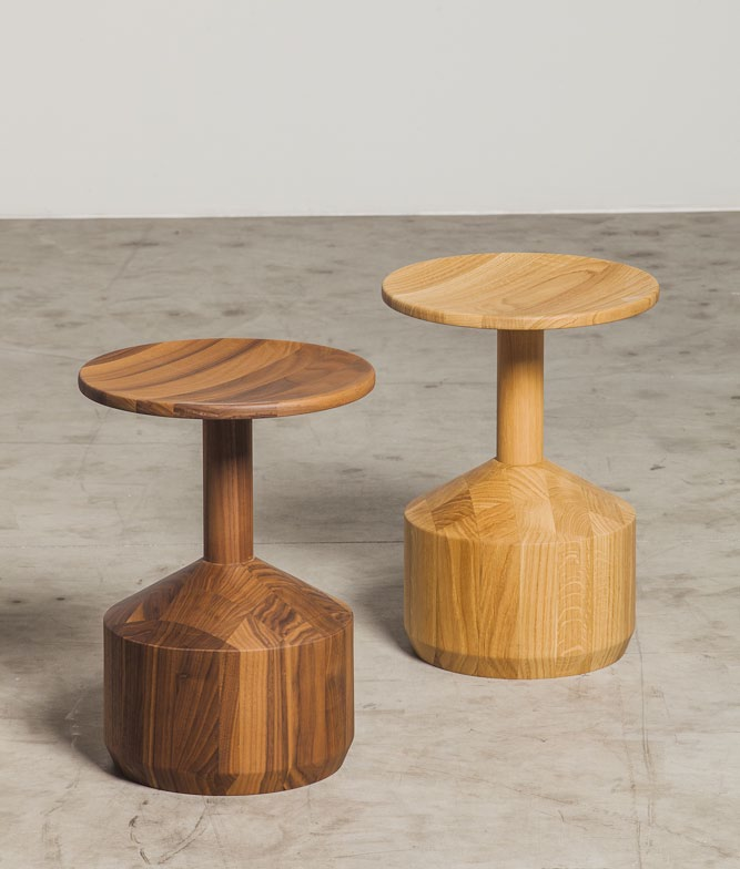 Stool Pezzo Stephanie Jasny Coffee tables Materiali Massello di rovere