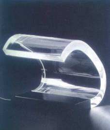 1965 Elemento luminoso Colombo di Joe Colombo progettato nel 1966 per O Luce. Plexiglass e metallo.