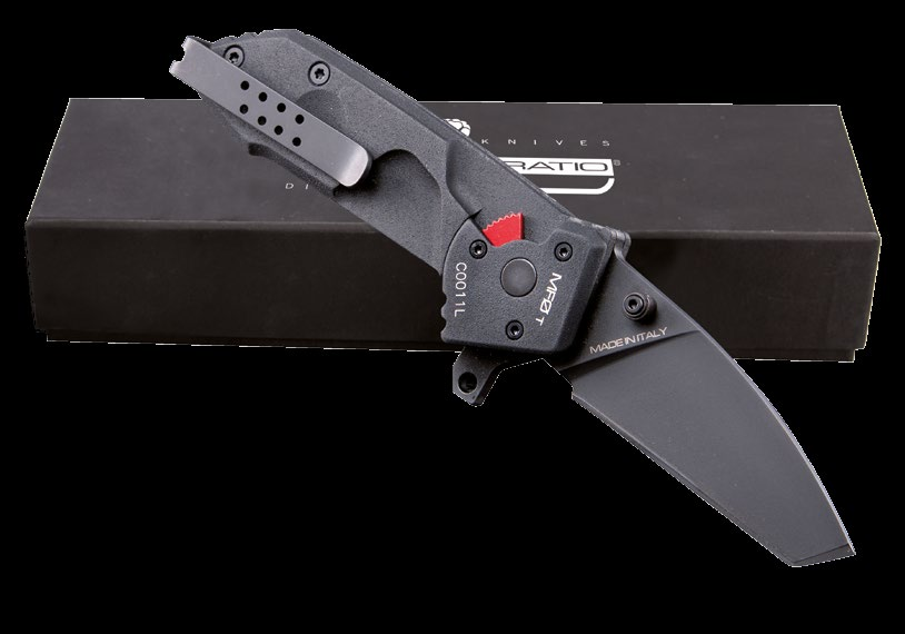 MF0T. MEDIUM FOLDERS Weight (ounces): 4,9 Blade Length (inches):,7 Overall Length (inches): 7, Blade Thickness (inches): 0,6 Partial serration: NO Black version: MIL-C-394 BURNISHING Desert Warfare