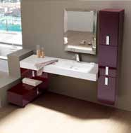 E30 35 18,5 140 Mobile con top vetro satinato Satin glass Top Vanity L60NC9EL + L60BEUEL + L63T7616 1923 120,4 Basi con top vetro satinato Satin glass Top Bases L61BEUEP (2pz) + L6DT0A08 1189 24 1 1