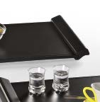 leather chromium-plated steel structure Tray with