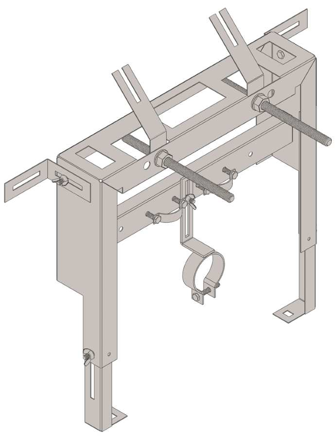 18 o cm. 23, con zanche di fissaggio - Collari universali per raccordi ½" in PPR, ottone o ferro.