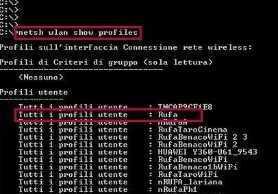 Cancellare un profilo WiFi esistente - Sistemi Windows 8/8.