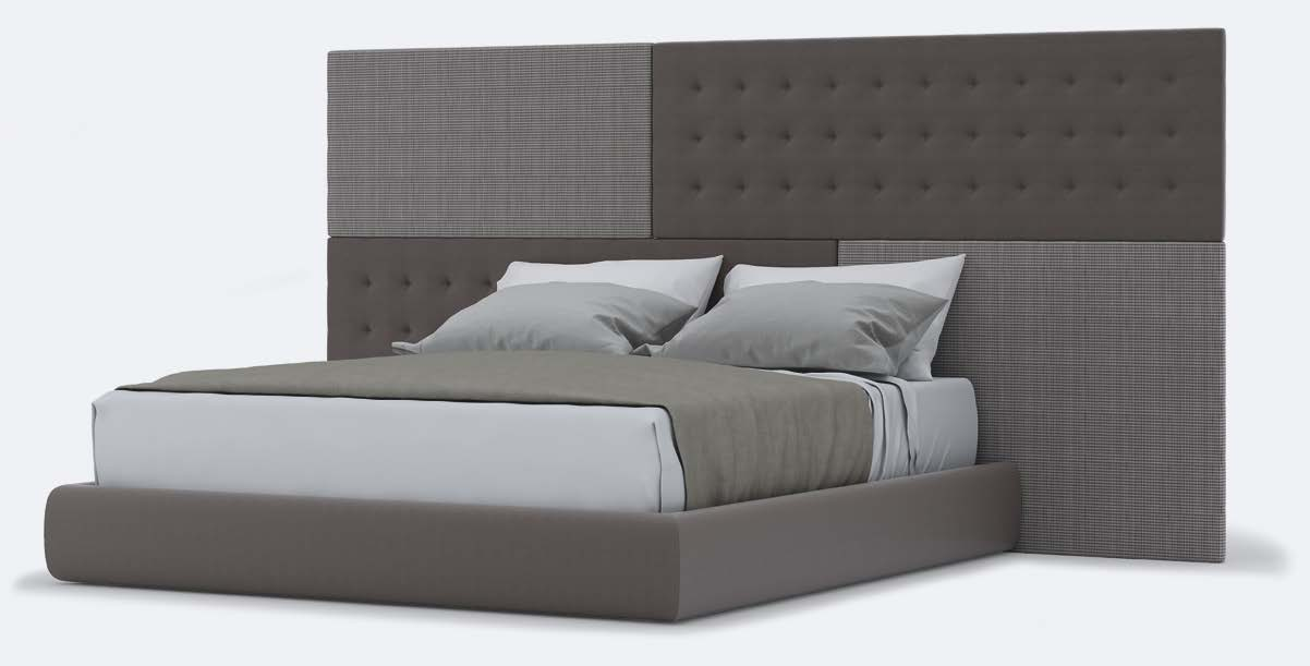 PARENTESI Materasso: dimensioni mm 1600/1800x2000. Letto: dimesioni mm L. 3000 - P. 2160 - H.