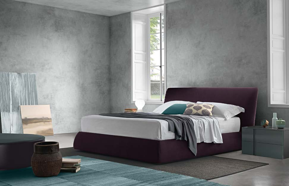 062 Collection Notebook 063 Collezione notte / Night collection Letto Mark in pelle.