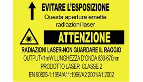 CATEGORIA SOVRATENSIONE III Questo apparecchio soddisfa lo standard IEC 610-1-2001 per la CATEGORIA SOVRATENSIONE III.