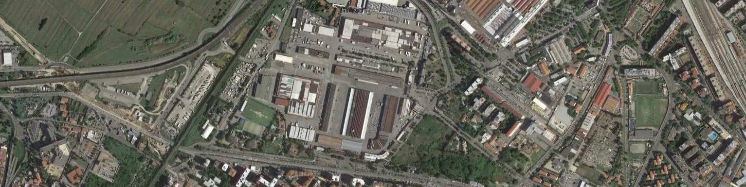 Foto aerea estratta da Google maps Stralcio della planimetria CTR