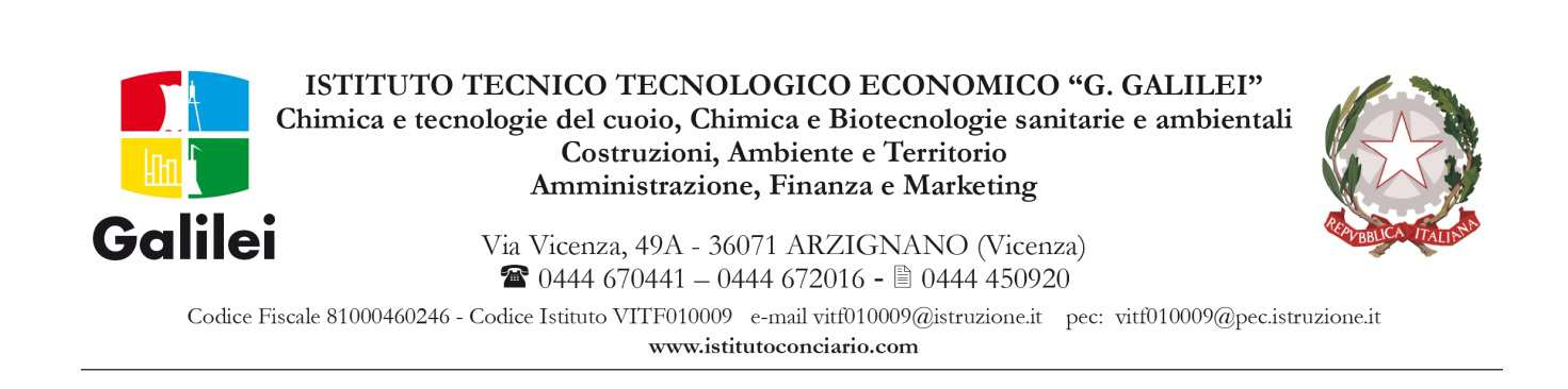 Prot. n. 5493/C14 Arzignano, 11 Ottobre 2016 PROCEDURA (RICHIESTA PREVENTIVO PER ORGANIZZAZIONE) PER L AFFIDAMENTO DELL ORGANIZZAZIONE DEI VIAGGI DI ISTRUZIONE CLASSI QUINTE A.S. 2016-2017 Determina a contrarre del Dirigente Scolastico prot.