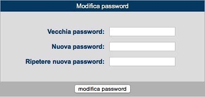 Vediamo ora, nel dettaglio, le funzioni di ogni singola voce: Modifica password Lo Studio può, in qualsiasi momento, modificare la propria password di