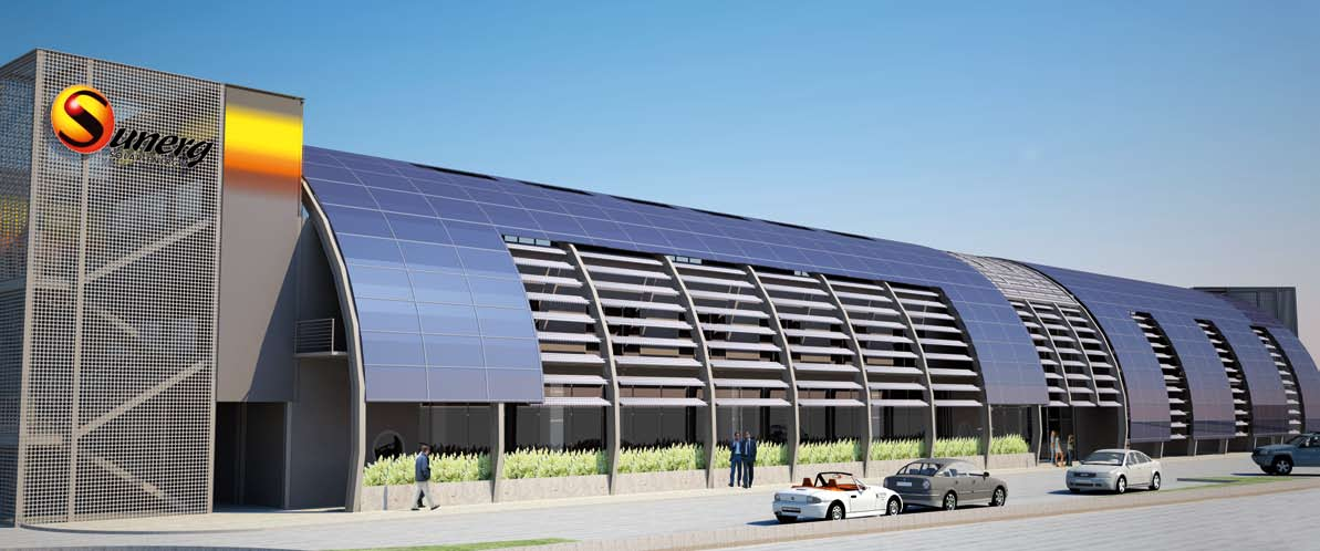 1 2 3 Nuovo stabilimento produttivo N 2 di Sunerg Solar a Città di Castello (PG) Edificio di