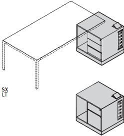 Articolo: SCRIVANIA DIREZIONALE CON MOBILE DI SERVIZIO (PARTE 1) realizzato in pannelli di particelle di legno spessore 22 mm, rivestiti