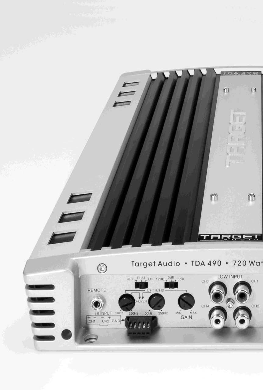 Target Audio amplifier instruction