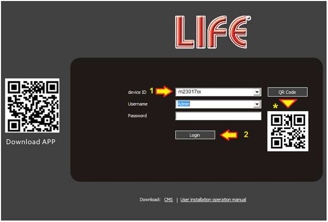 Collegamento da remoto con Browser tramite server P2P LIFE Electronics S.p.A V1.