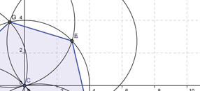 IN CLASSE 9. Risolviamo con GeoGebra l esercizio grafico n 6 di pag. 51 di Misure, spazio e figure 1.