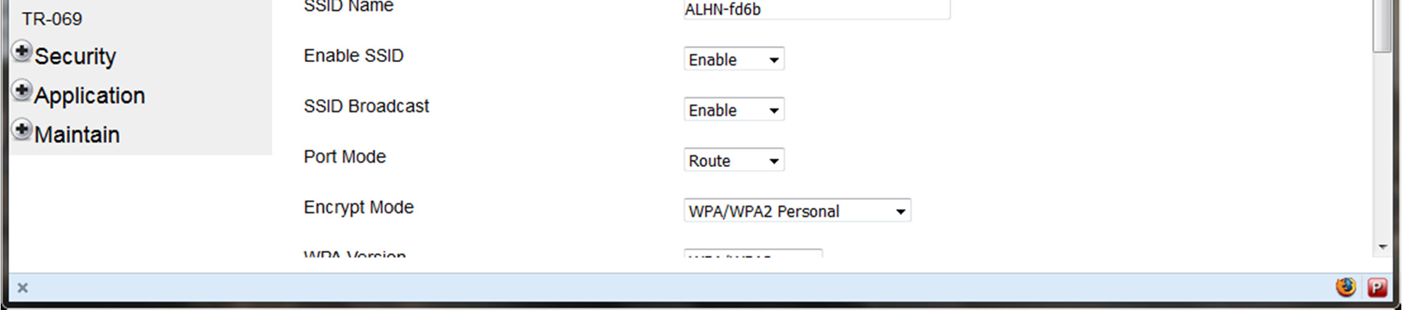 Procedura 4-11 configurazione del WiFi 1 Selezionare Network > WiFi dalla finestra del menu