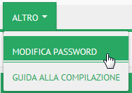 Altro 10. Altro 10.1 Modifica password Per mantenere alto il livello di sicurezza, è consigliabile cambiare frequentemente la password.