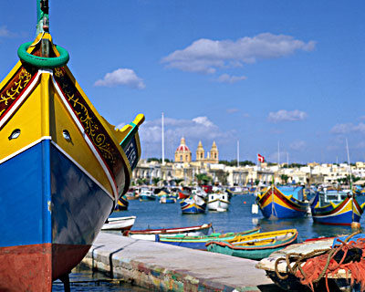 Quello di Marsaxlokk è, come grandezza, il secondo porto naturale di Malta.