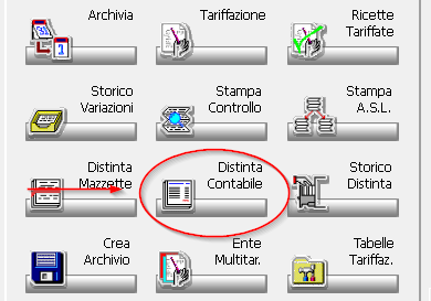 poi su Distinta Contabile Procedere con lo