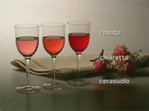 evoluzione del colore nei vini rossi si passa da gradazioni tendenti al violaceo, al