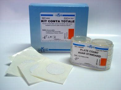 NUTRIENT PETRI AGAR (NPA) Kit completi contenenti terreni di coltura pronti in piastra petri ø 60 mm + le membrane di filtrazione con reticolo, in confezione singola sterile.