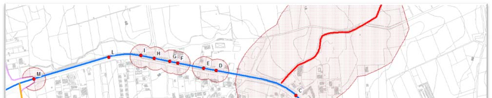 Figura 29: Alveo dei Camaldoli nel tratto di via Ripuaria Intersezione