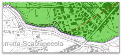 In questa zona, individuata nella porzione centrale del comune da numerosi sondaggi presi a riferimento e fino a profondità di 30m dal piano campagna, non si rinviene il substrato.