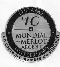 Medaglia d argento Mondial du Merlot