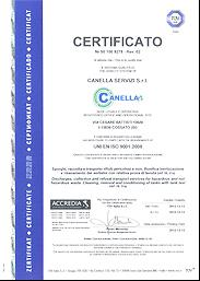 CERTIFICAZIONI Qualità è sinonimo di miglioramento continuo della propria organizzazione e della propria produzione.